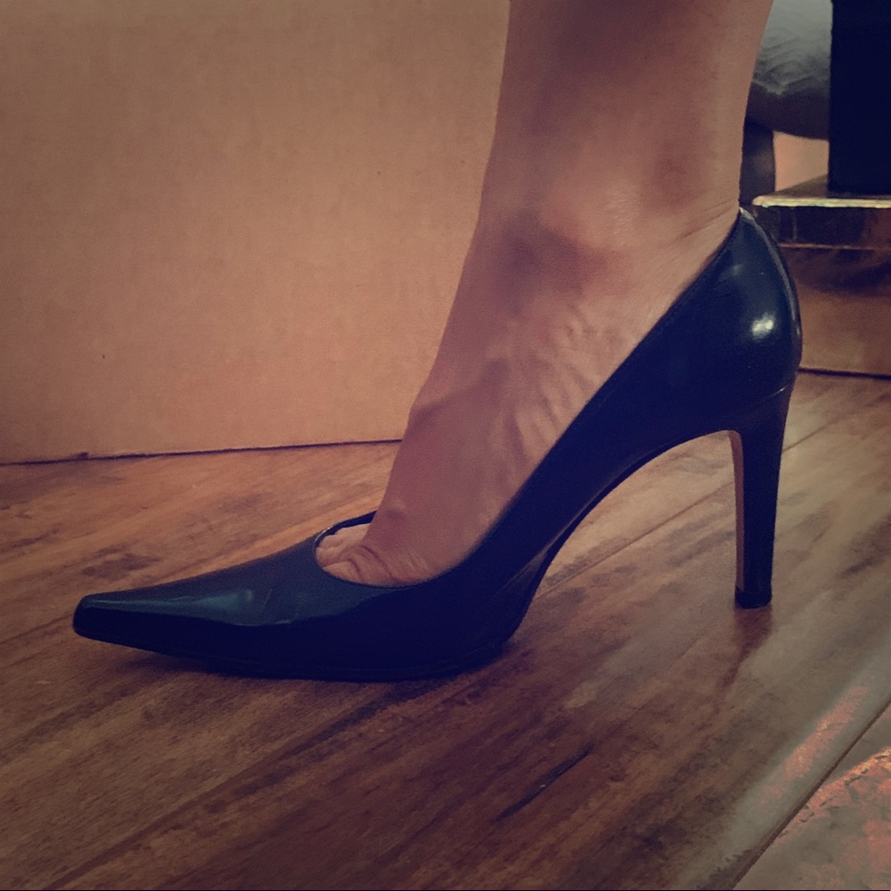 Sergio Rossi Navy Blue Heels